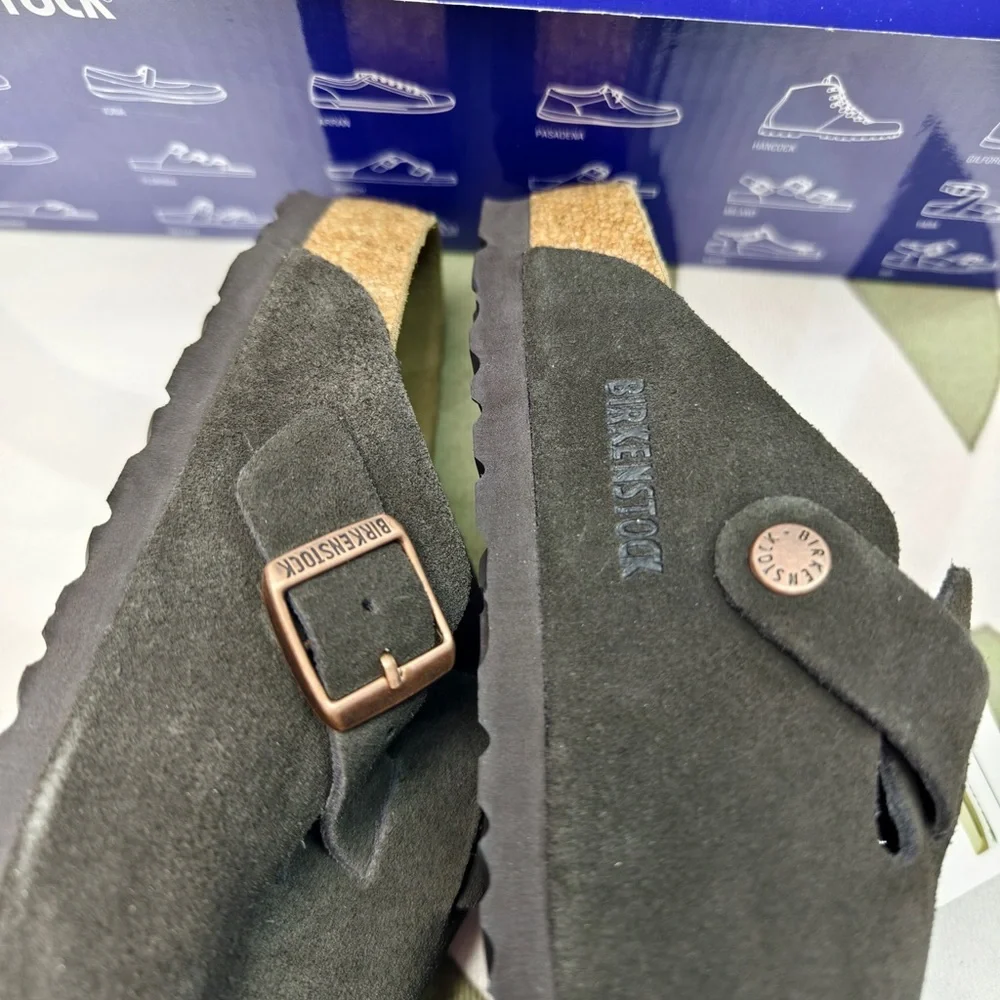 Birkenstock Boston narrow | Cork footbed and suede upper - Picture 4 of 4